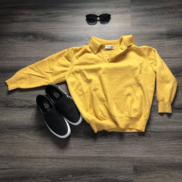 Vintage Mustard Sweater - Picture 1 of 1